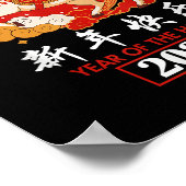 Cheval Chinois Zodiaque 2026 Décorations Année Du (Coin)