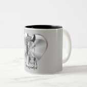 Cheval Coeur Argent Lovin' Gal Mug (Devant droit)