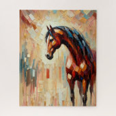 Cheval coloré 500 Piece Puzzle (Vertical)