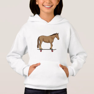 Cheval comme patineur sur skateboard