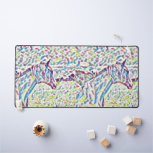 Cheval Couleurs De Vie, Mat De Bureau