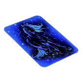 Cheval Courir Magnet bleu étoile nuit (Côté Droit)