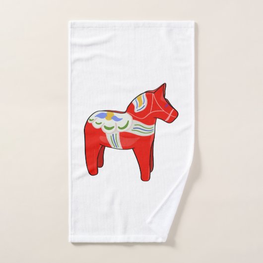 Cheval dalécarlien (Serviette à main)