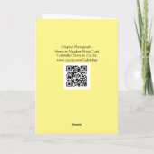 Cheval dans la carte de notes d'art pré (Dos)