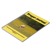 Cheval dans le pâturage du Journal de prière Fleur (Côté gauche)