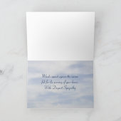 Cheval dans l'équine du vent Carte de Sympathie (Intérieur)