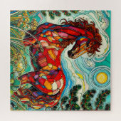 Cheval dans l'Herbe 600 Piece Puzzle (Horizontal)