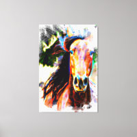 *~* Cheval d'art Équine artistique AR22 toile Impr