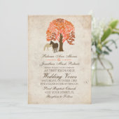 Cheval d'automne orange et Brown Faire-part de mar (Debout devant)