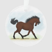Cheval De Baie Avec Lame (devant)