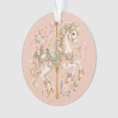 Cheval de carrousel mignon art vintage (devant)