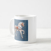 Cheval de carrousel par Henry Murphy Coffee Mug (Devant gauche)