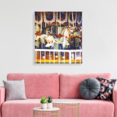 Cheval de carrousel sur toile (Insitu(Salon))