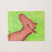 Cheval de colt en aquarelle Peinture, Puzzle (Horizontal)