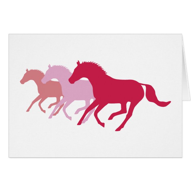 Cheval de course (rouge) (Devant horizontal)