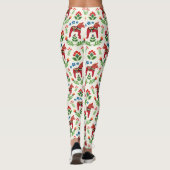 Cheval de Dala suédois Leggings rouges (Dos)