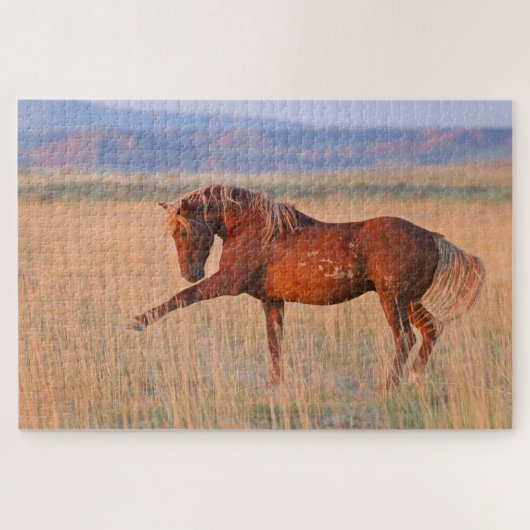 "Cheval de guerre" Jigsaw Puzzle (Horizontal)