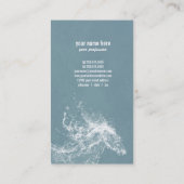 Cheval de l'eau - carte de visite (Dos)