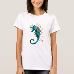 Cheval de mer Art Top T-Shirt femmes