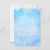 Cheval de mer et coquillage sur Merci d'aquarelle  (Dos)