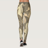 Cheval de mer sur Sepia - Leggings (Dos)