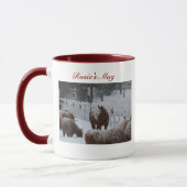 Cheval de neige, la tasse de Rosie (Gauche)