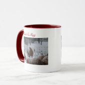 Cheval de neige, la tasse de Rosie (Devant gauche)
