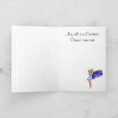 Cheval de Noël et carte de Féerie (Intérieur)