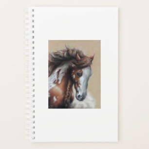 Cheval de peinture dans le désert