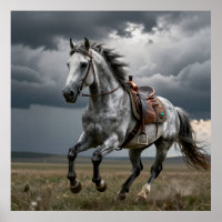 Cheval de poster courant