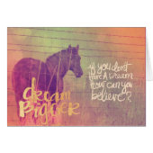 Cheval de rêve (Devant horizontal)