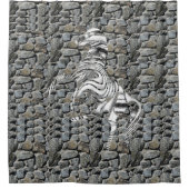 Cheval de rideau de douche (Devant)