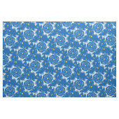 Cheval de roche bleu foncé nom garçon tissu de pép (Fat Quarter)