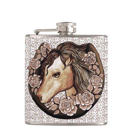 Cheval de Roses Flacon (Devant)