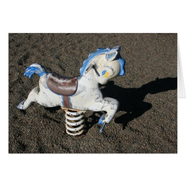 Cheval de terrain de jeu (Devant horizontal)