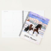 Cheval de Tinker Tinker Gypsy Vanner Brown Pinto (Devant avec enveloppe)