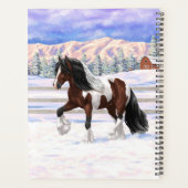Cheval de Tinker Tinker Gypsy Vanner Brown Pinto (Dos)
