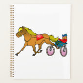 Cheval de trot et conducteur (Devant)