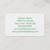 Cheval Design Cartes de visite Customisés (Dos)