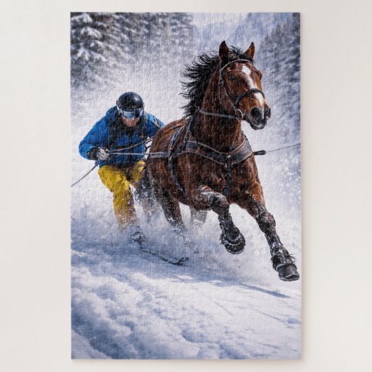   Cheval d'hiver | Jouets & Jeux | Puzzles (Vertical)