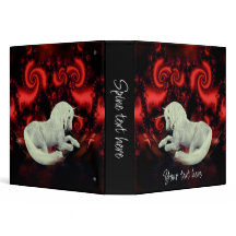 Cheval d'Imaginaire fractal Unicorne blanche Perso