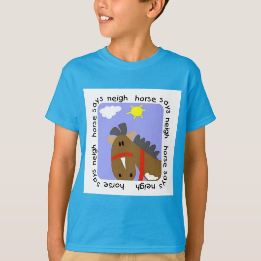 Cheval dit T-shirts et cadeaux (Devant)