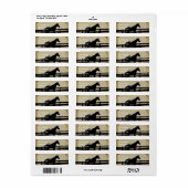 Cheval d'origine au meilleur vendeur Étiquette de (Feuille entière)