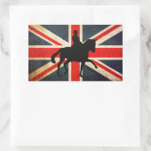 Cheval Dressage avec Stickers Drapeau Union Jack (Sac)