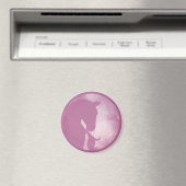 Cheval en cercle - Aimant rose (In Situ (Lave-vaisselle))
