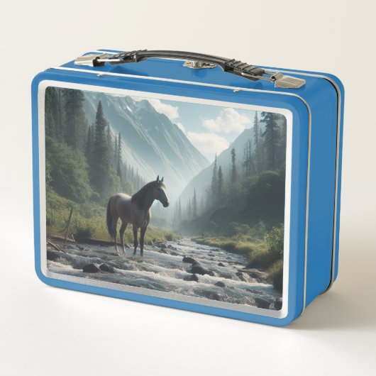 Cheval En Flux Métal Lunchbox (Dos)