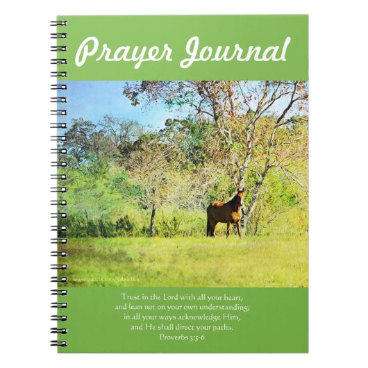 Cheval en journal 2-7 de prière de pâturage (Devant)