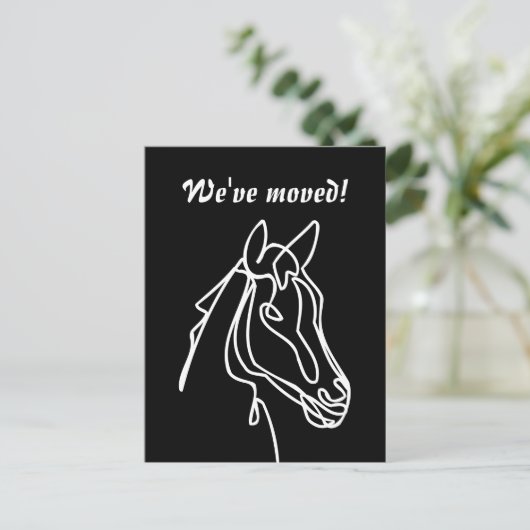 Cheval équestre mobile cartes postales pour nouvel (Debout devant)