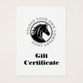 Cheval Équestre moderne leçons d'équitation Cadeau (Devant)