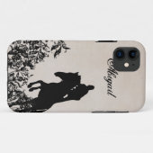 Cheval équestre saut iPhone 5 Coque (Dos (Horizontal))